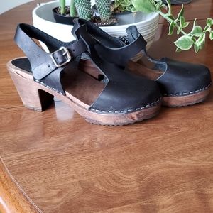 Lotta From Stockholm Size 38 Black Clog